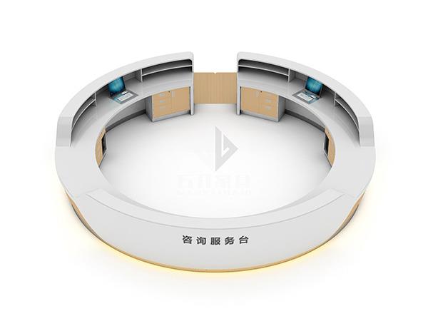 圆形护咨询导诊台6000